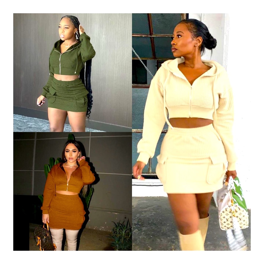 WOMENS two piece skirt and jacket set